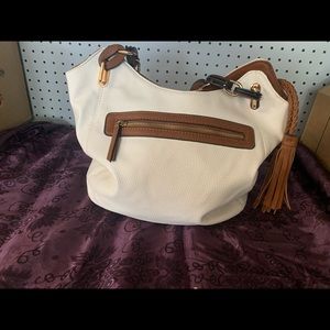 10/$25 Kate & Alex medium size bag white and brown
